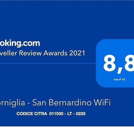 Corniglia - San Bernardino Wifi Lejlighed Eksteriør billede